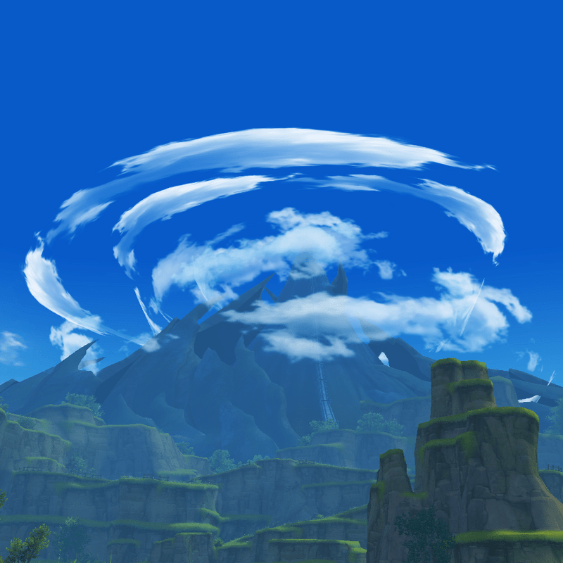 神へ続く道グルグル雲