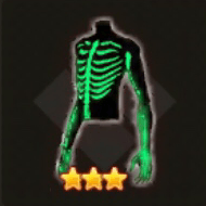 蛍光骨タイツ上男