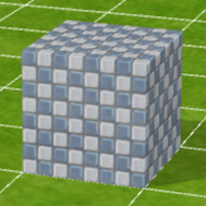 格子縞タイルブロック