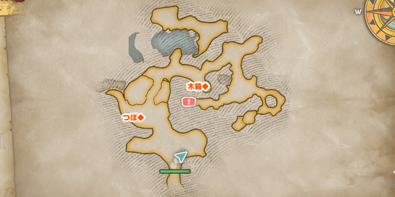 砂漠の洞窟（上層）