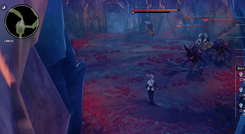 Fゴブリンなどがいるエリア