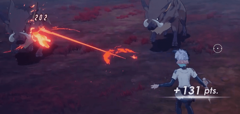 敵にダメージを与えてスコアを稼ぐ