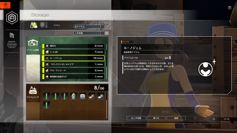 売却専用アイテム