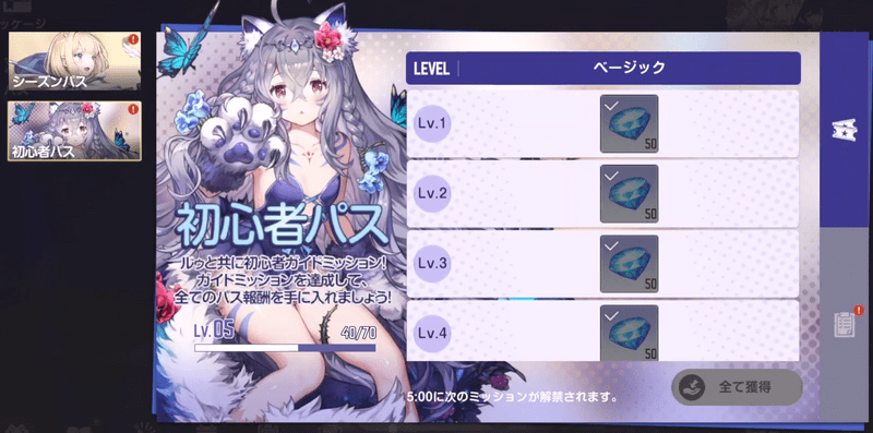 初心者パス