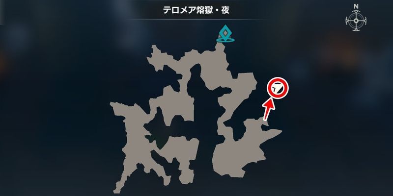 テロメア熔獄のマップ