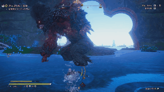 回転攻撃+直線爆発