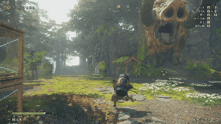 足あげ→踏み潰し