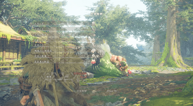 大型モンスターを狩猟する