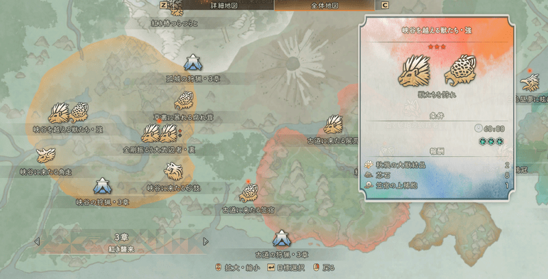 峡谷を越える獣たち・強