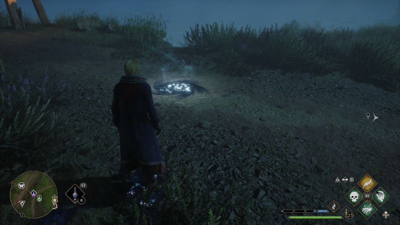 古代魔術の集中地点にある渦