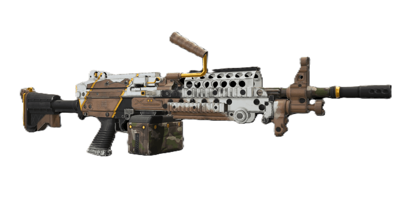 ミリタリーMk46専用スキン「ソルトフラット」外観