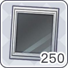 銀の額縁×250