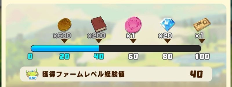 ファームレベルの上げ方