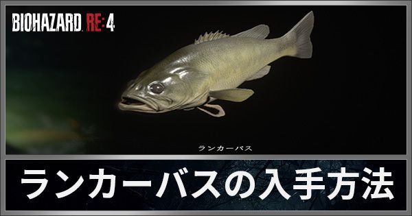 ランカーバスの入手方法