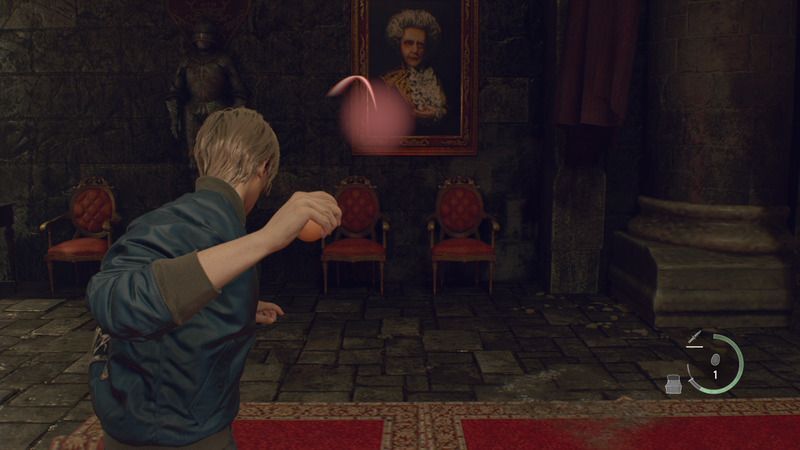 卵を投げつける