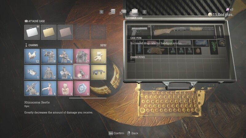 チャームの効果変更