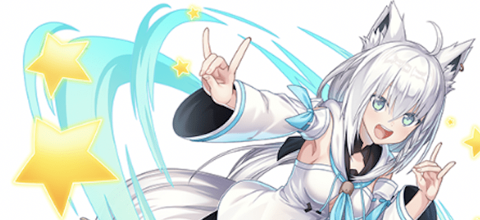 狐じゃい白上フブキ