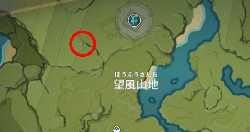 望風山地マップ