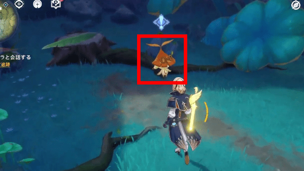 ヤグナ草がある場所に行く