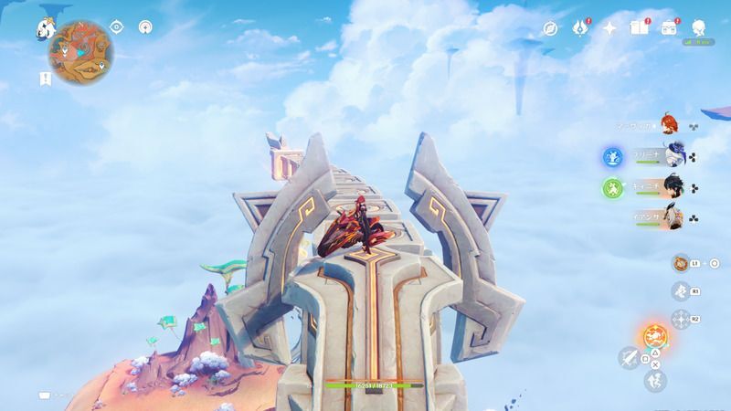 秘源の龍像の頭部