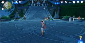 通常攻撃「弦月のダンス」