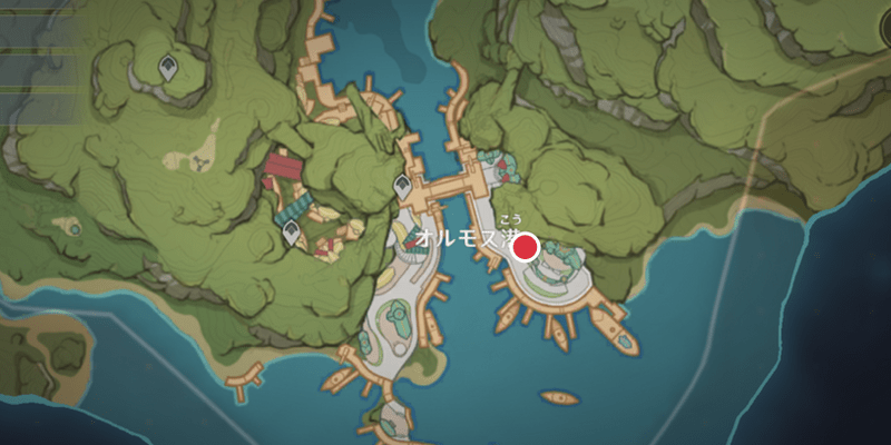 バーバクがいる場所・マップ