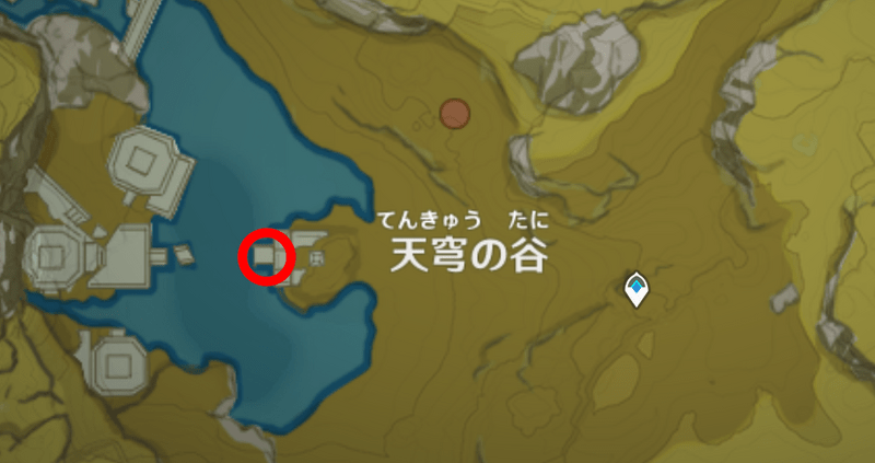 天穹の谷マップ