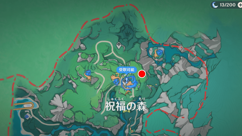 歓声の羽13のマップ