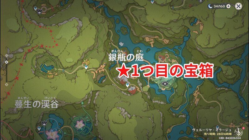 宝箱の位置