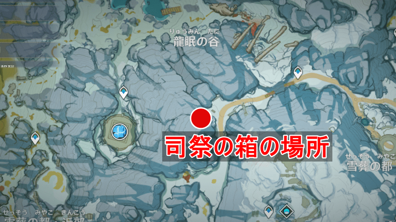 司祭の箱の場所