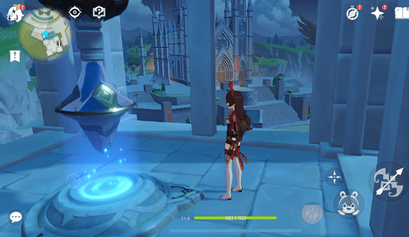 騎士団の斜め向かいにある塔の上