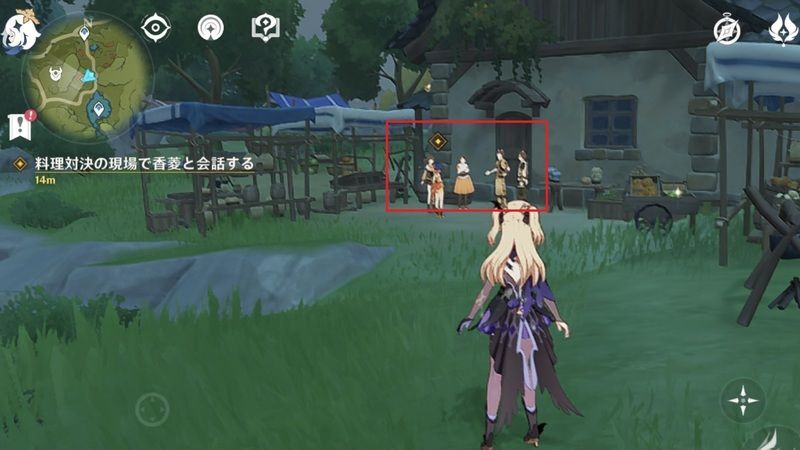 料理対決の現場