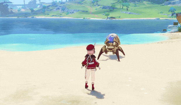 シャルロットの通常攻撃