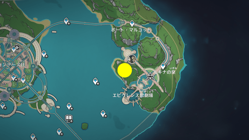 ハート型のルミドゥースベルマップ