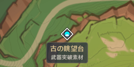 古の展望台