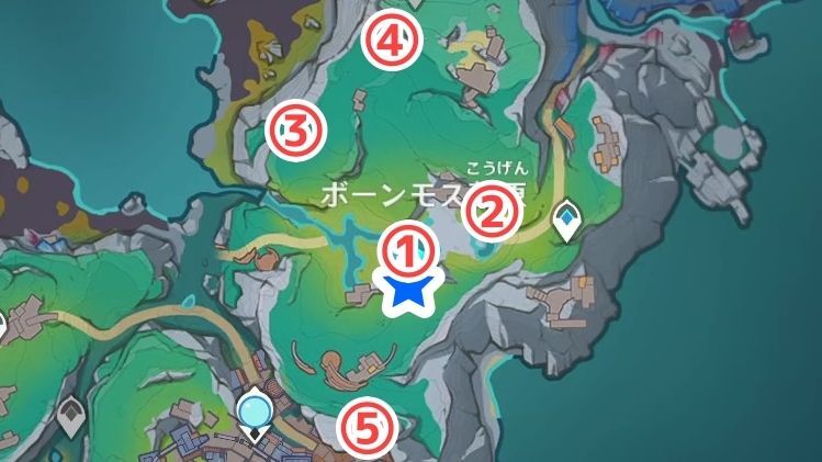 周囲の10体のロボットの場所