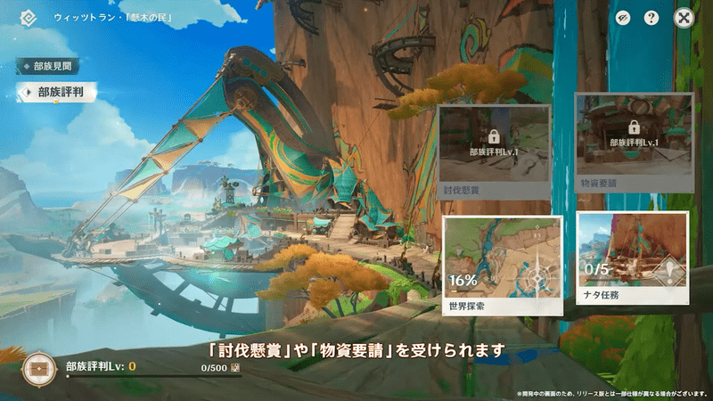 部族評判は評判任務