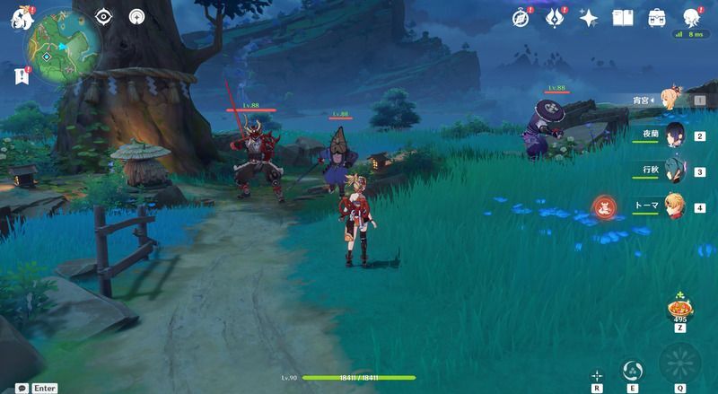 侍・野伏衆の出現場所