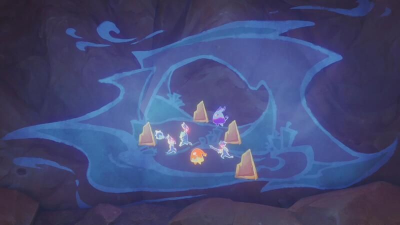 壁画のムービーシーン