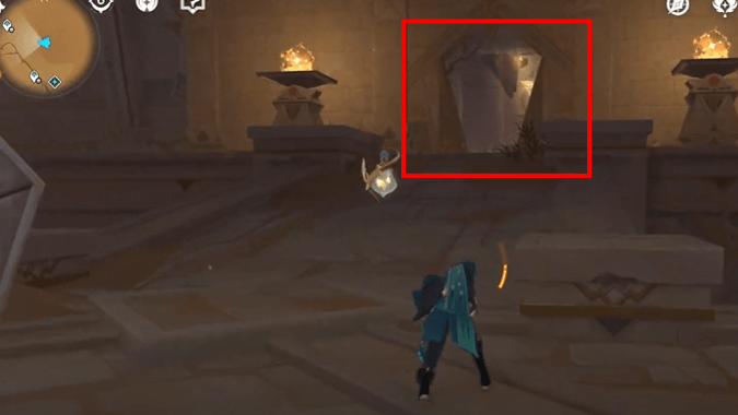 神秘的な石版の場所