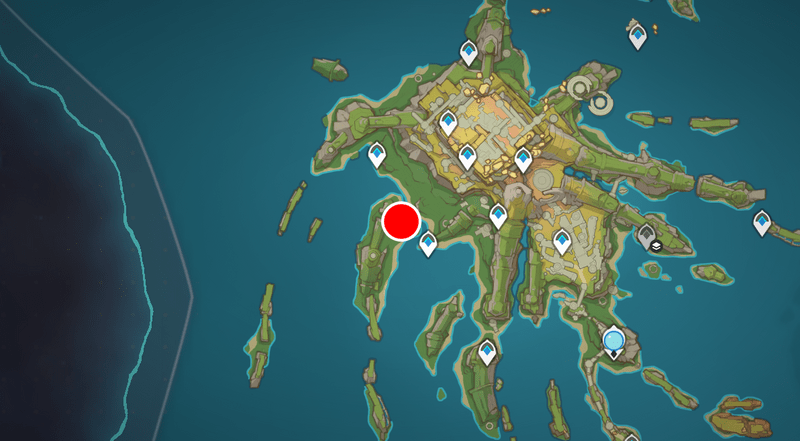 オシカ・ナタ西側の海岸:光の刻印Ⅲ