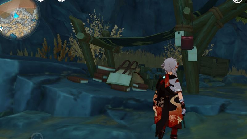 宝の地図の場所