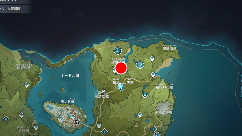 望風山地マップ位置