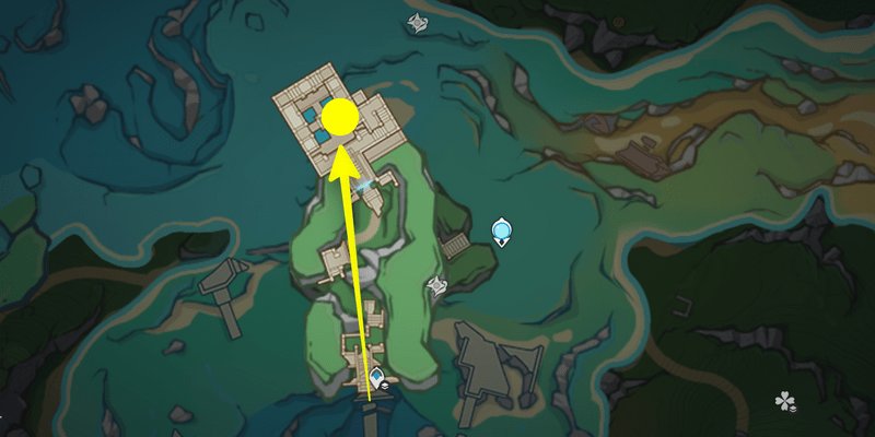 1つ目の謎鏡場所