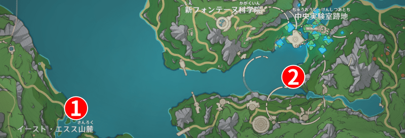 フォンテーヌの釣り場一覧