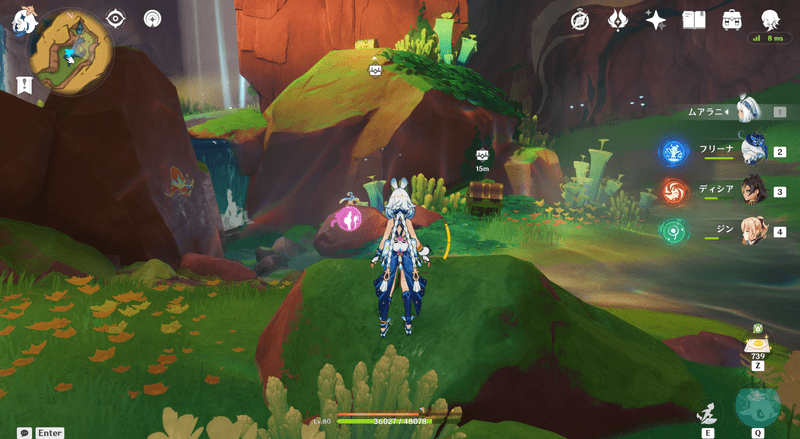 壁が消えて先に進める