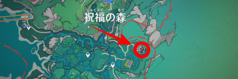 祝福の森抽選ボックス