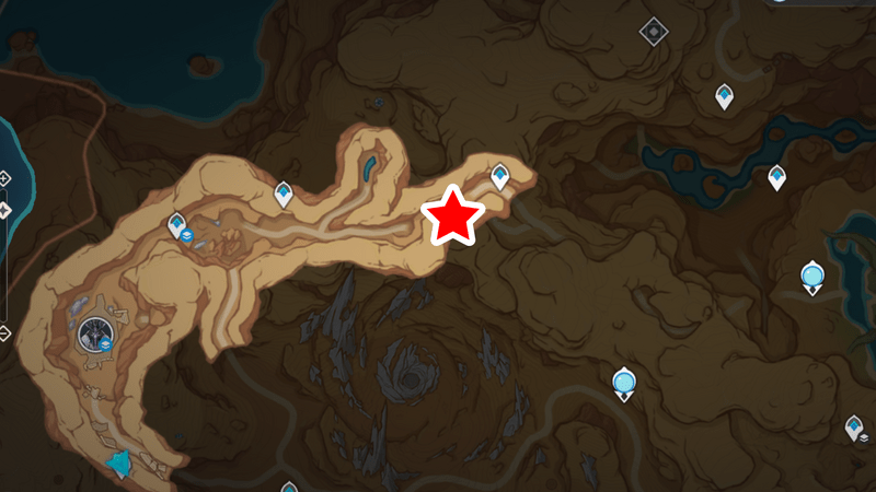 霊谷木の残霊の場所