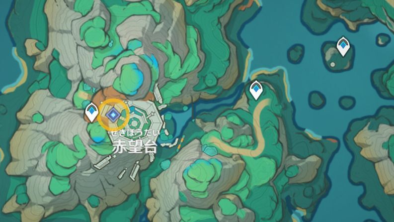 赤望に憩みて...の受注場所