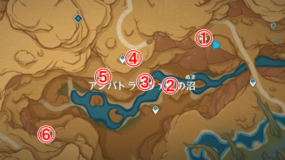 ウドゥンバラの花蕊の場所